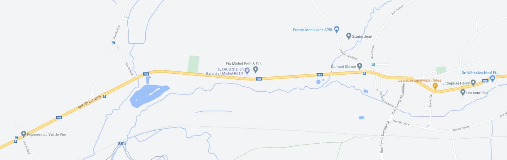 Position des Ets. Michel Petit & Fils sur une maps
